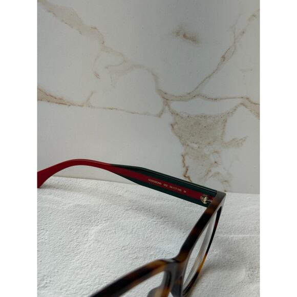 NEW Gucci GG0038ONN Havana Brown Striped Eyeglasses Frames main image 7